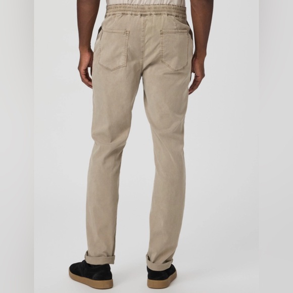 PAIGE Tan Casual Drawstring Pants - Picture 3 of 13